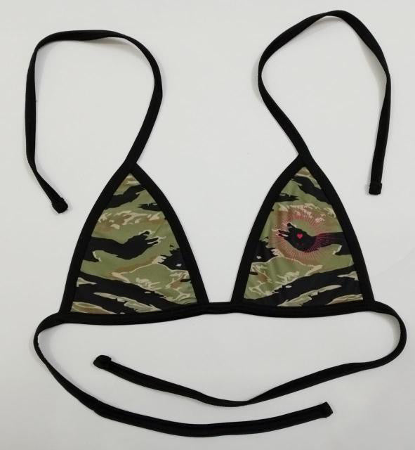 Tiger camo bikini