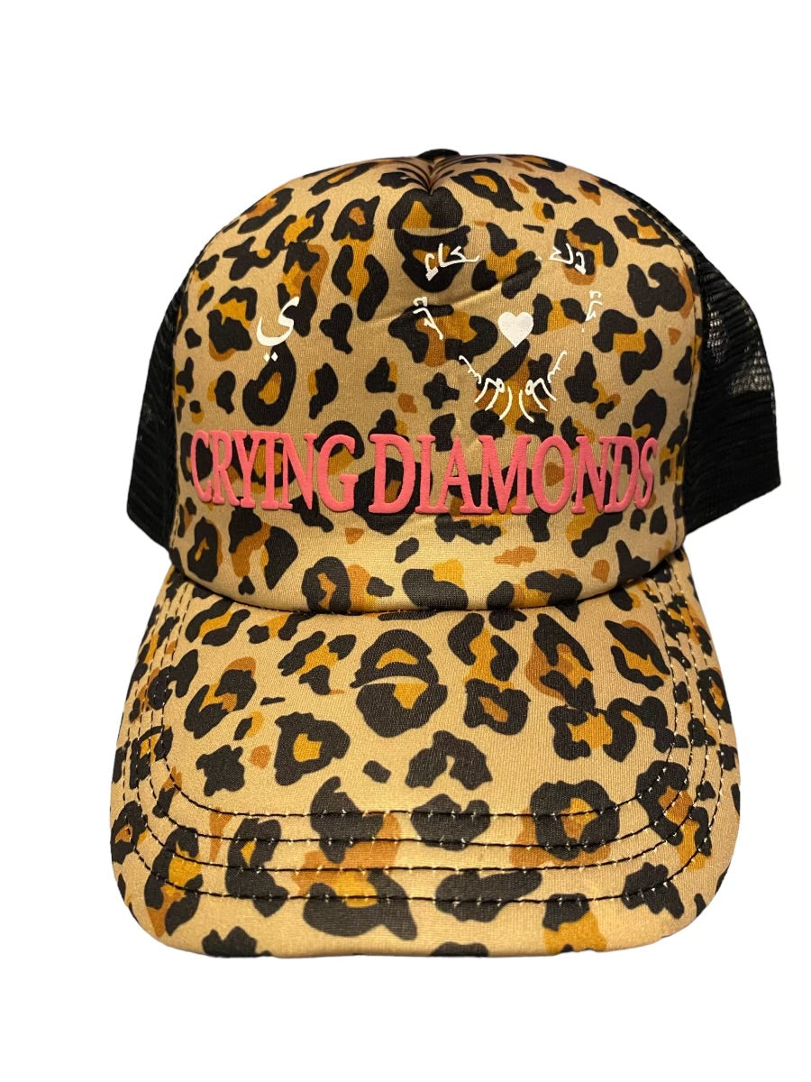 Cheetah print cap